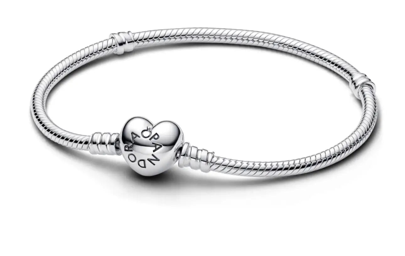Pulsera Corazón Clásico Plata 925