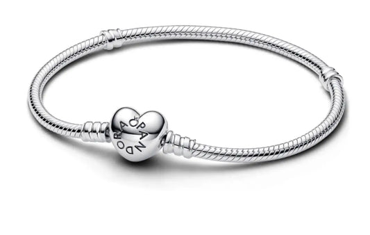 Pulsera Corazón Clásico Plata 925